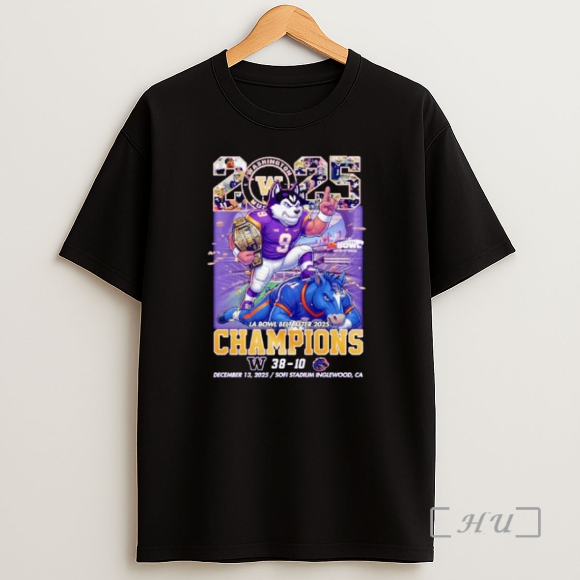 Officials 2025 La Bowl Belt After Champions Washington 38 Boise State 10 Ornaments Shirt Sweatshirt Tee