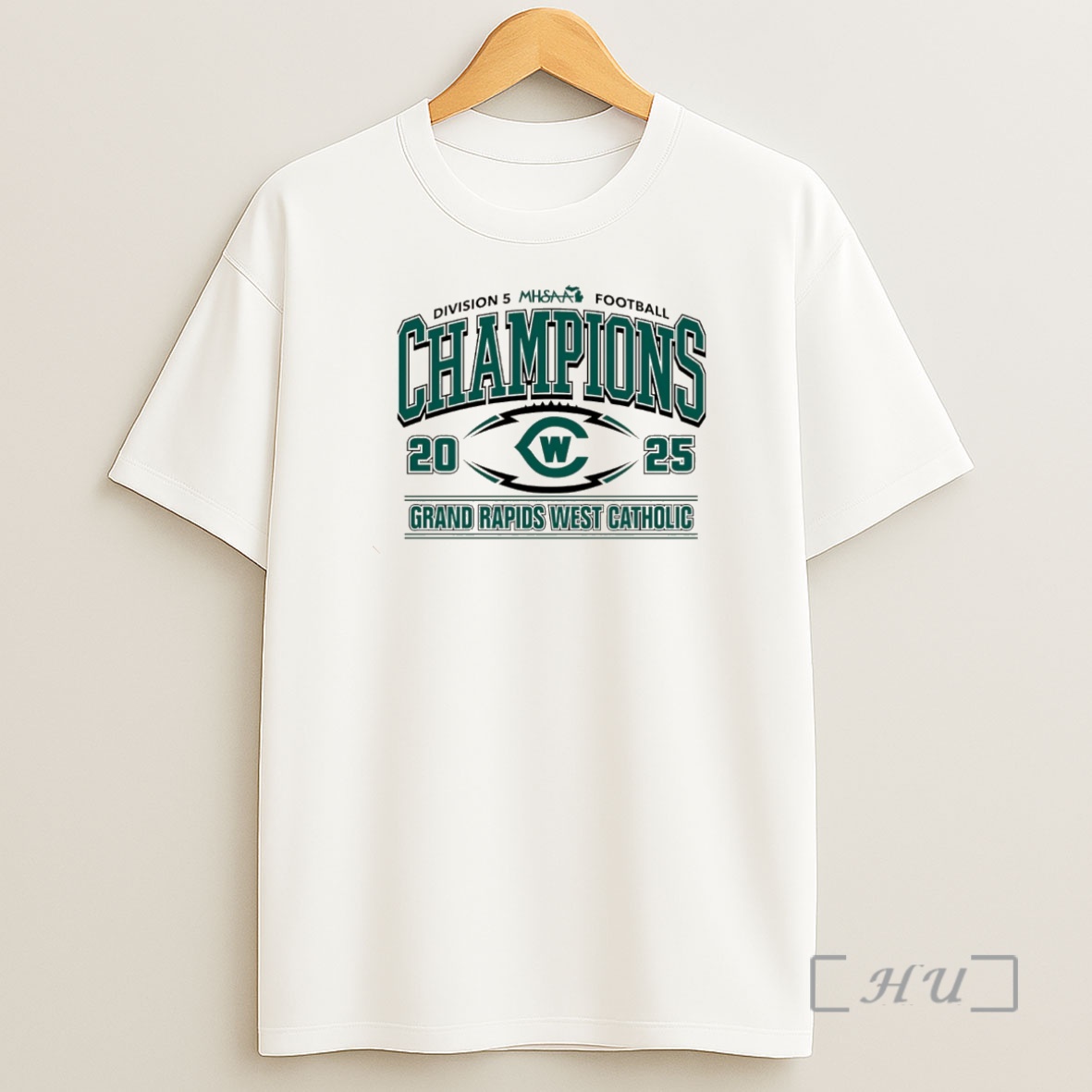Officials 2025 Mhsaa Football D5 Champions Grand Rapids West Catholic Christmas Premium Shirt Sweatshirt Tee