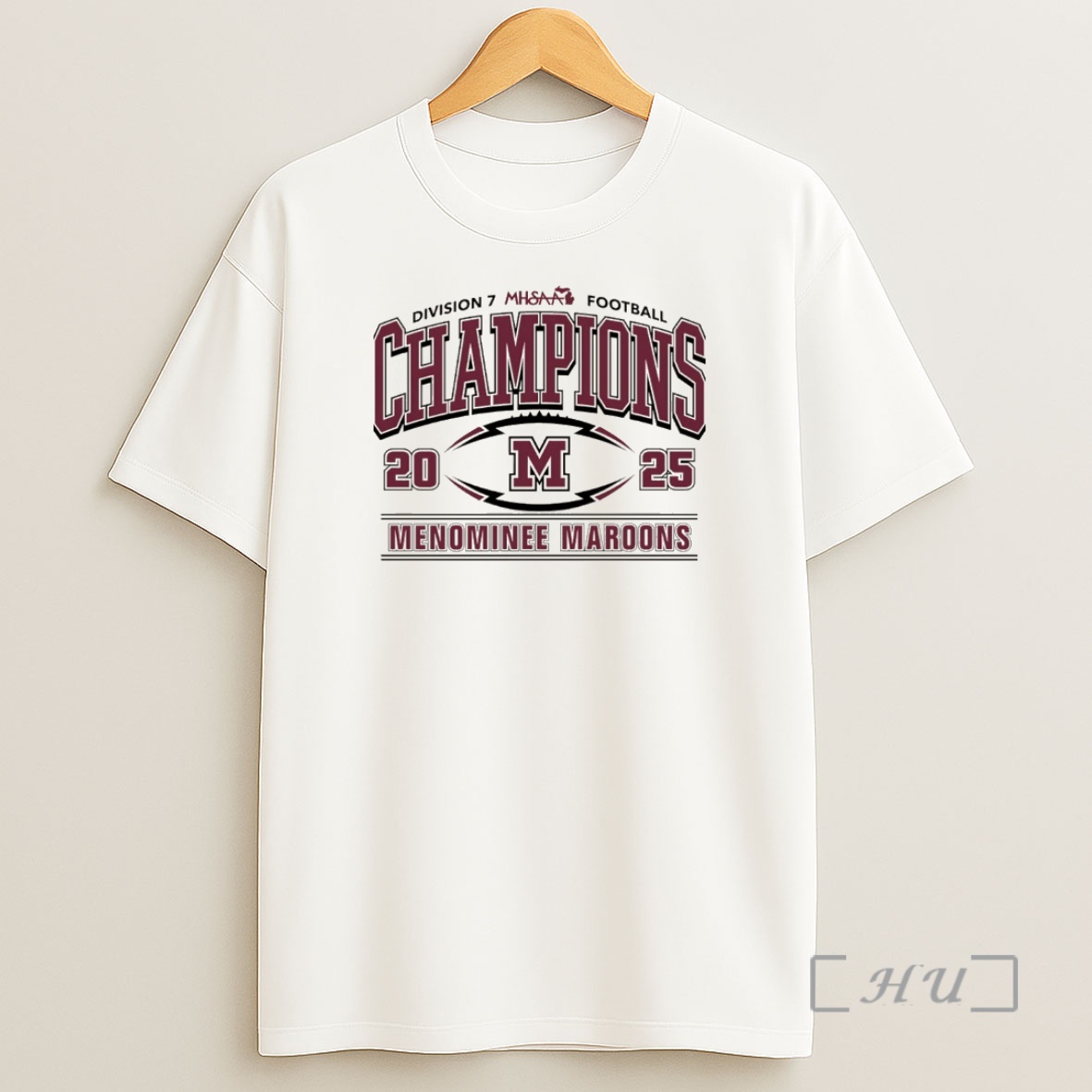 Officials 2025 Mhsaa Football D7 Champions Menominee Maroons Christmas Premium Shirt Sweatshirt Tee