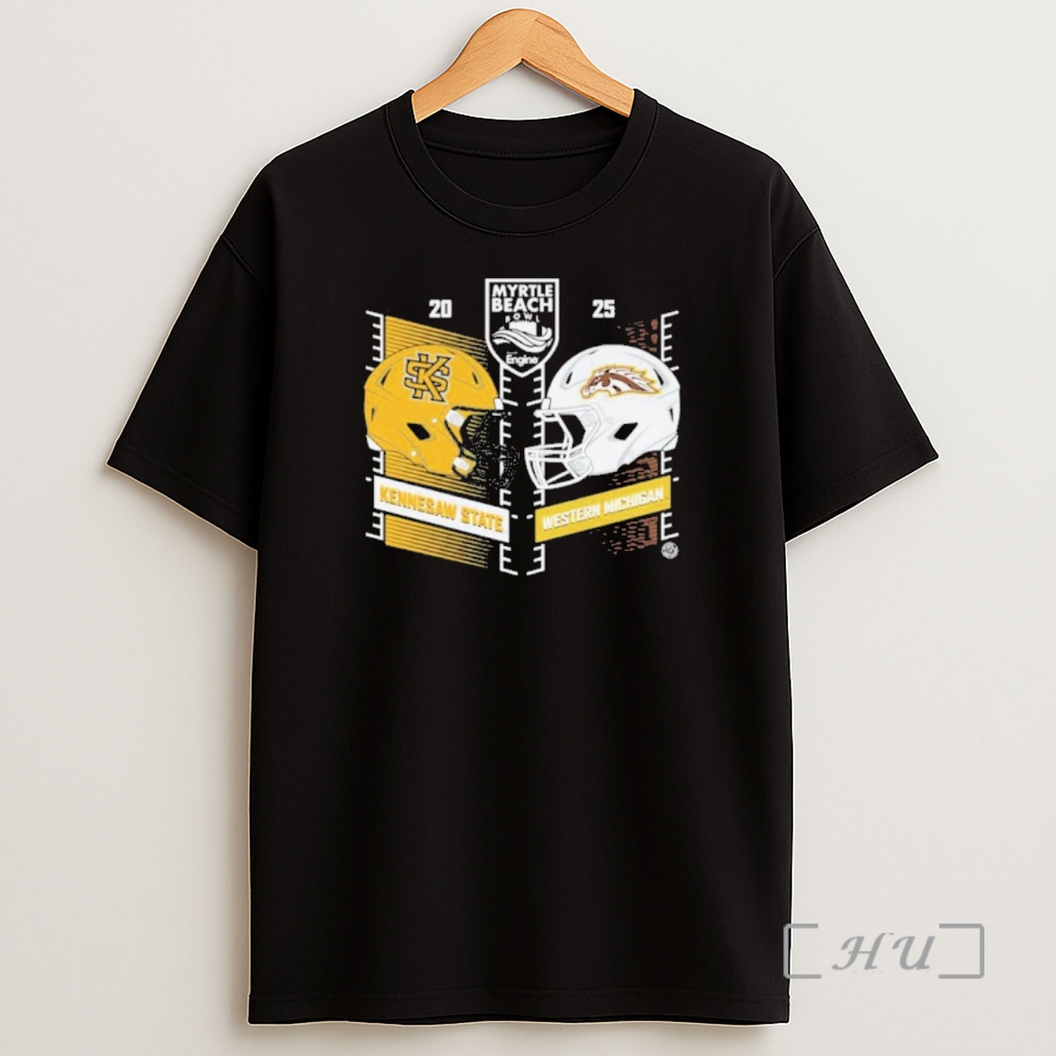 Officials 2025 Myrtle Beach Bowl Western Michigan Vs Kennesaw State Head To Head Shirt Sweatshirt Tee