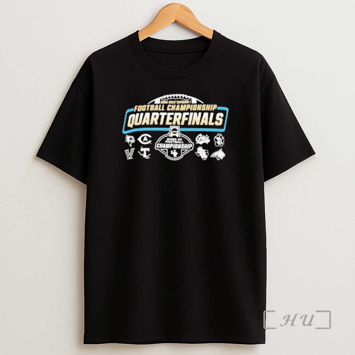 Officials 2025 Ncaa Di Football Championship Quarterfinals 8 Teams Shirt Sweatshirt Tee
