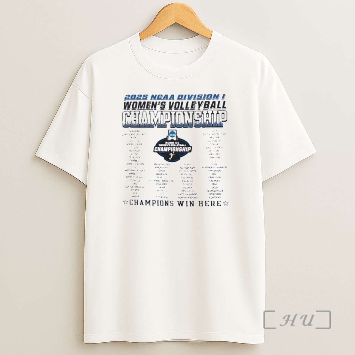 Officials 2025 Ncaa Di Volleyball Championship Round Teams Premium Shirt Sweatshirt Tee