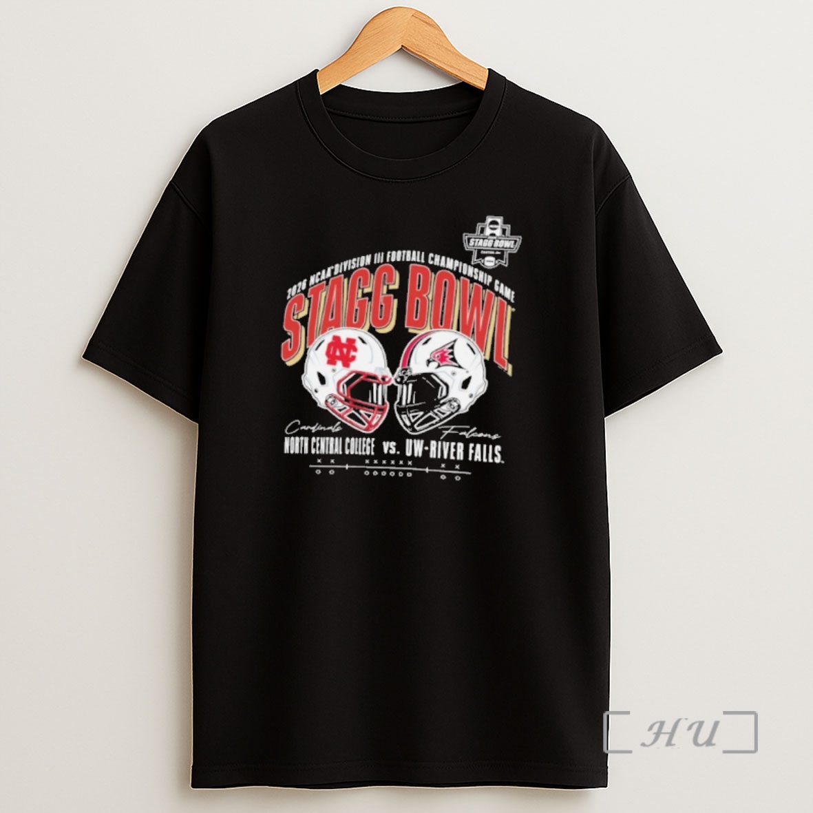 Officials 2025 Ncaa Diii Stagg Bowl North Central College Vs Uw River Falls Matchup Shirt Sweatshirt Tee