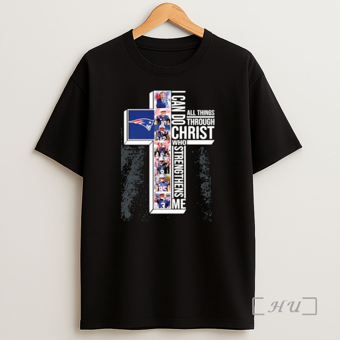 Officials 2025 New England Patriots I Can Do All Things Through Christ Who Strengthens Me Premium Shirt Sweatshirt Tee