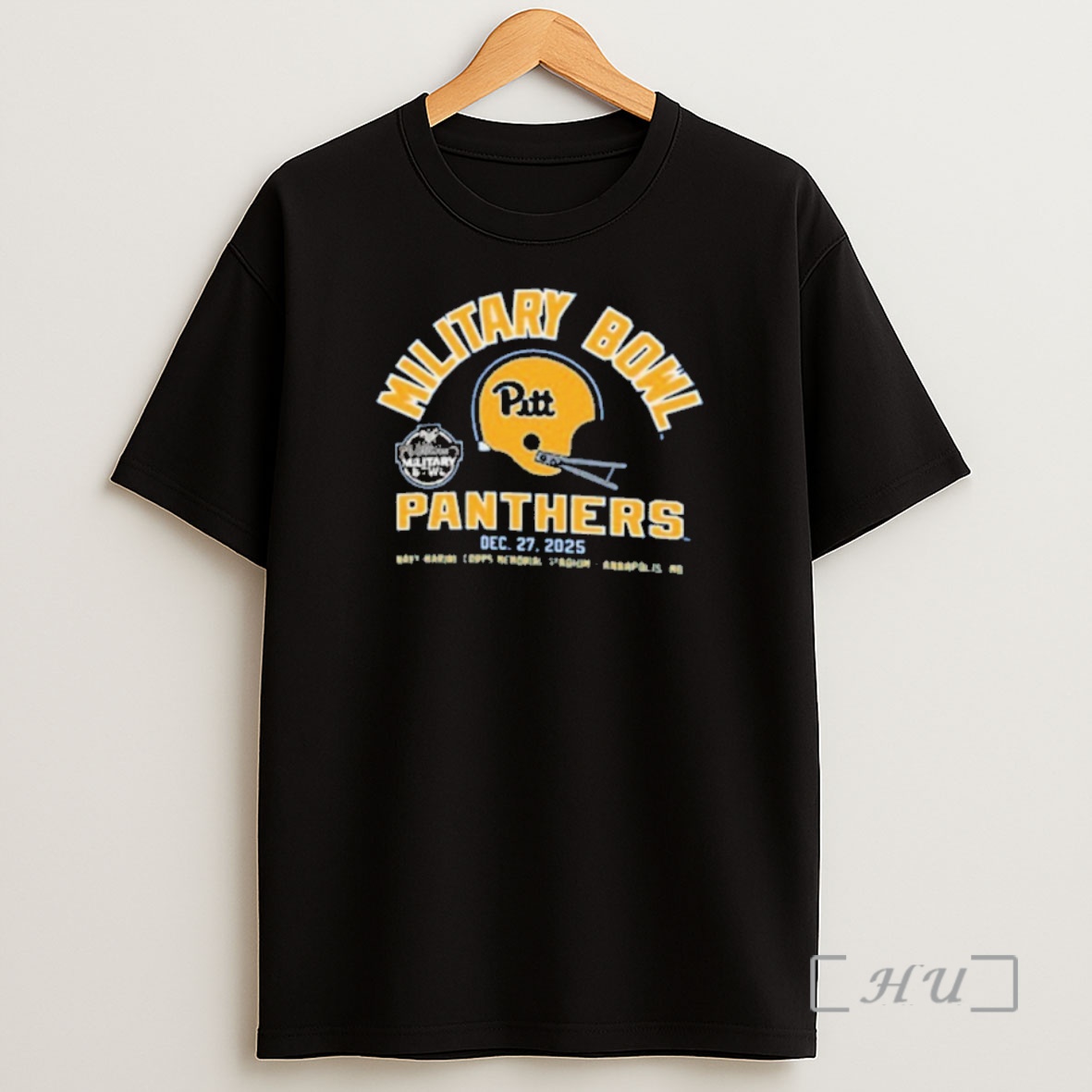 Officials 2025 Pitt Panthers Military Bowl Helmet Shirt Sweatshirt Tee