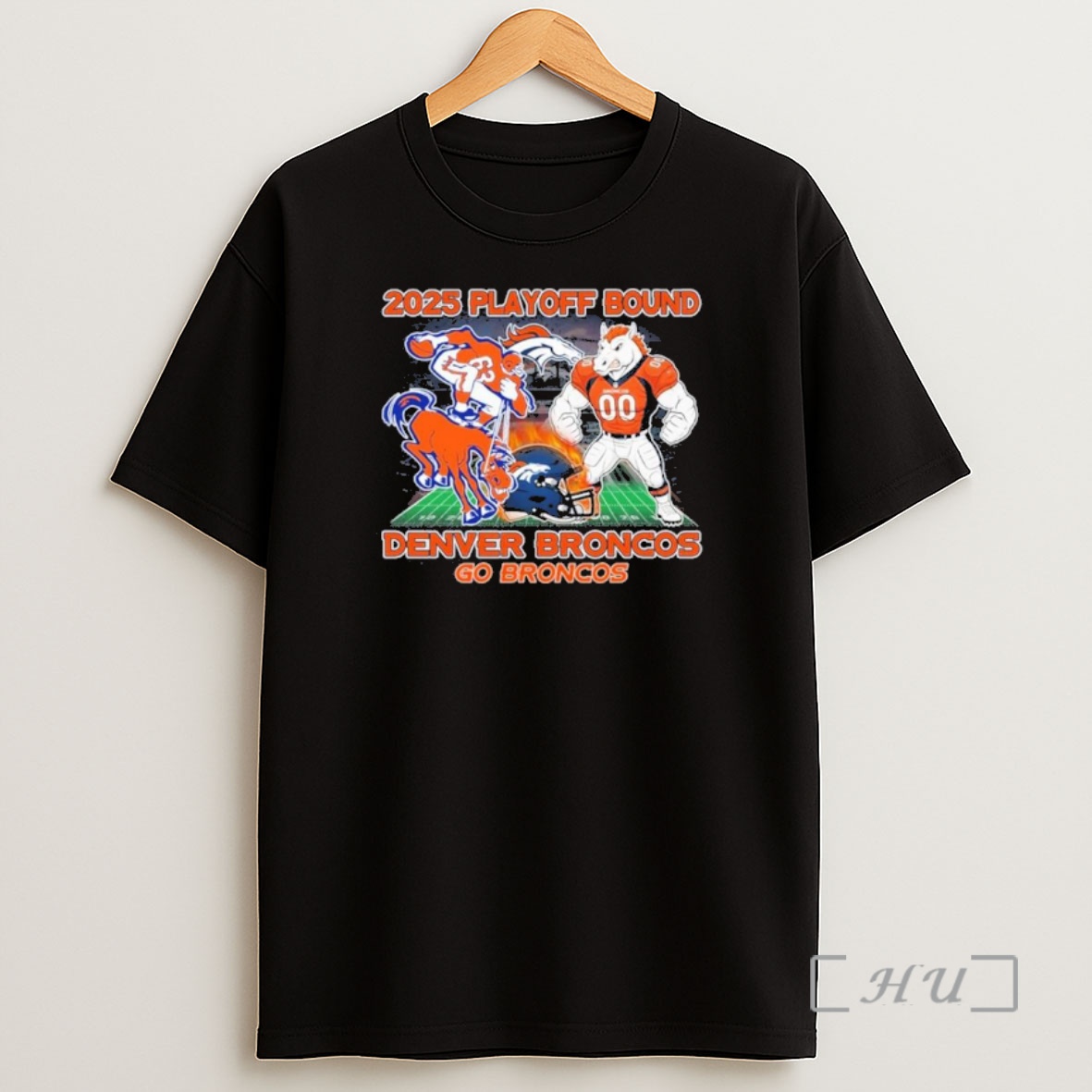 Officials 2025 Playoffs Bound Denver Broncos Go Broncos Shirt Sweatshirt Tee