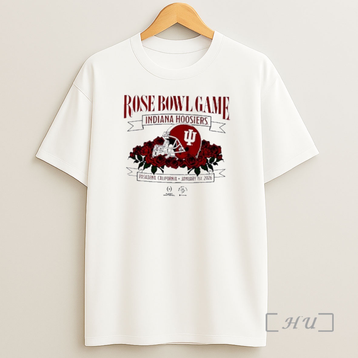 Officials 2025 Rose Bowl Game Indiana Hoosiers College Football Playoff Helmet Shirt Sweatshirt Tee