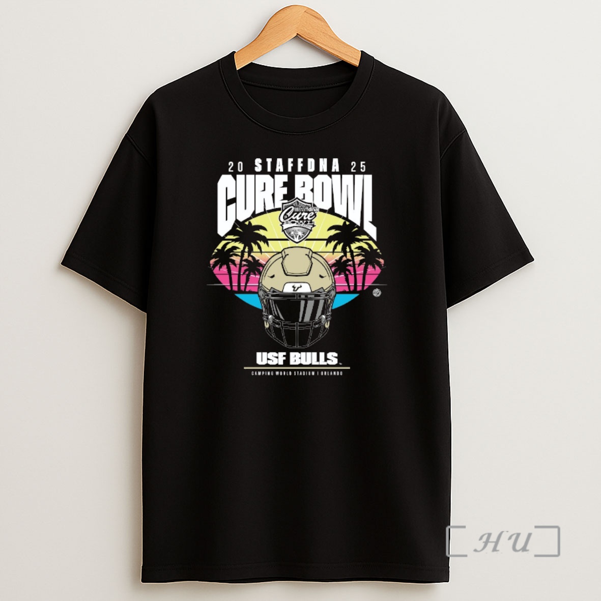 Officials 2025 Staffdna Cure Bowl Usf Bulls Camping World Stadium Orlando Shirt Sweatshirt Tee
