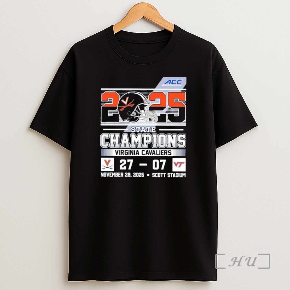 Officials 2025 State Champions Virginia Cavaliers November 29 2025 Scott Stadium Premium Shirt Sweatshirt Tee