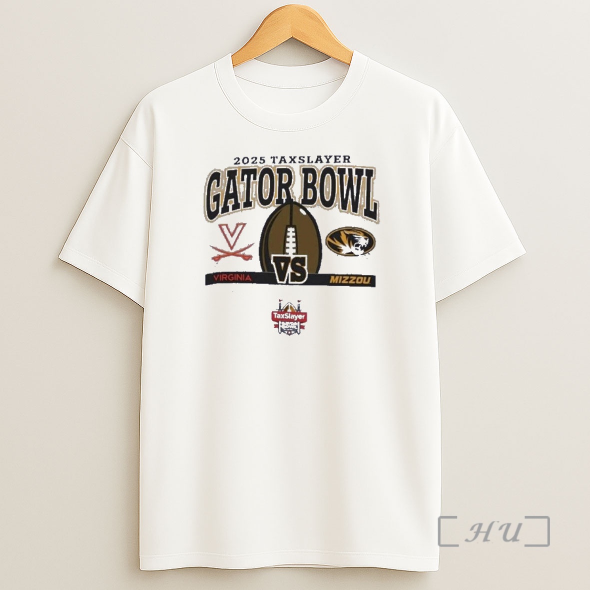 Officials 2025 Taxslayer Gator Bowl Mizzou Tigers Vs Virginia Shirt Sweatshirt Tee