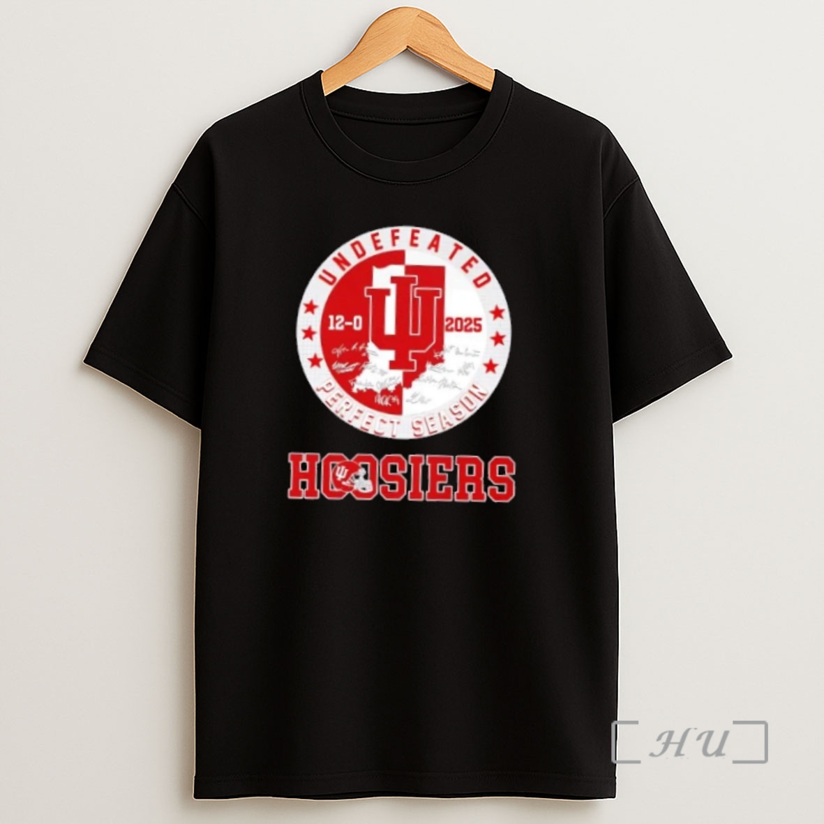 Officials 2025 Undefeated 12 0 Perfect Season Indiana Hoosiers All Signatures Shirt Sweatshirt Tee