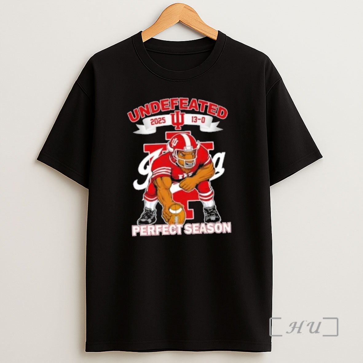 Officials 2025 Undefeated 13 0 Perfect Season Indiana Hoosiers Football Mascot Shirt Sweatshirt Tee