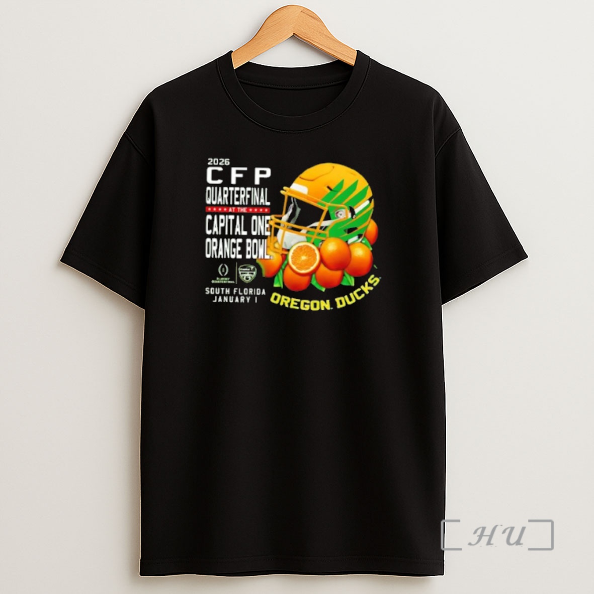 Officials 2026 Cfp Quarterfinal Oregon Ducks At The Capital One Orange Bowl Shirt Sweatshirt Tee