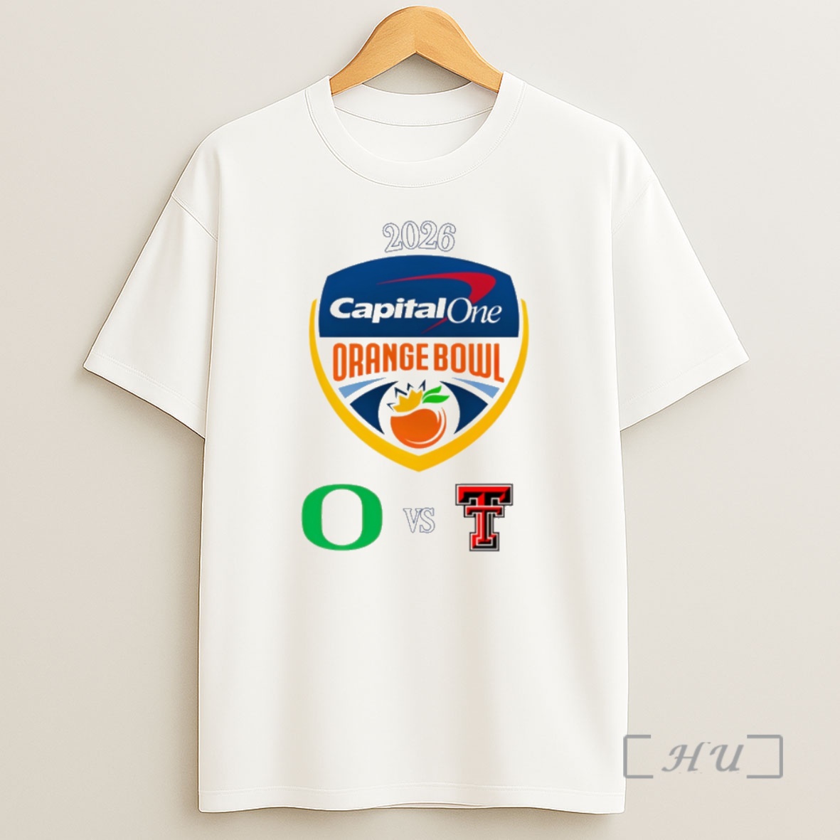 Officials 2026 Orange Bowl Capital One Oregon Ducks Vs Texas Tech Red Raiders Shirt Sweatshirt Tee