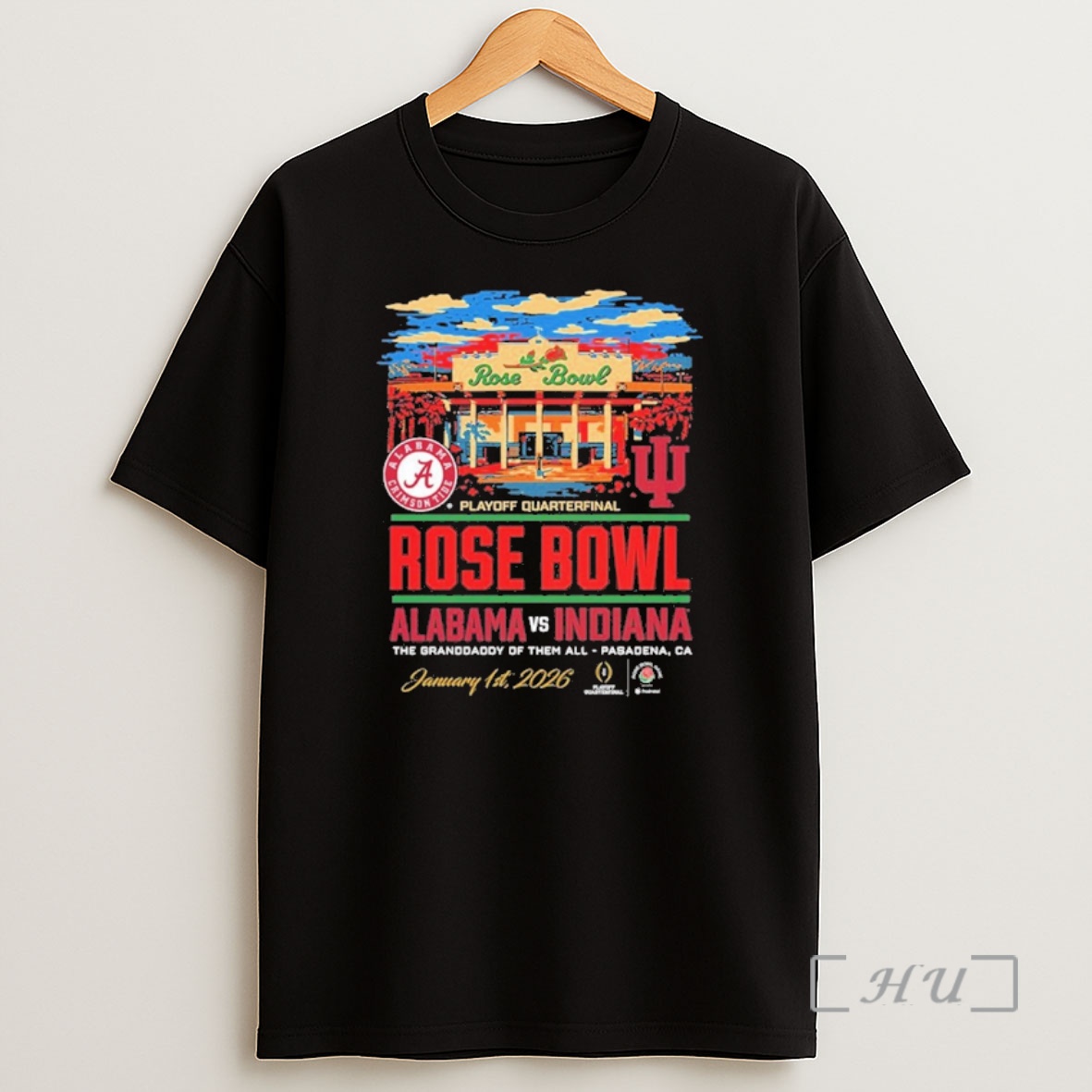 Officials 2026 Rose Bowl Indiana Hoosiers Vs Shirt Sweatshirt Tee