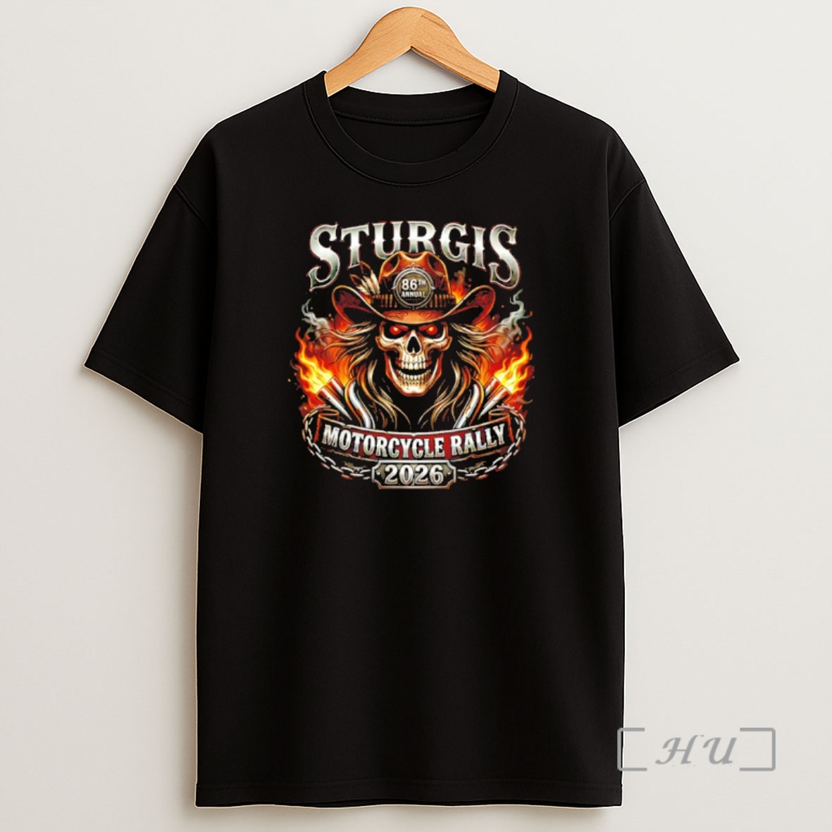 Officials 2026 Sturgis Motorcycle Rally Cowboy Skull 86th Anniversary Premium Shirt Sweatshirt Tee