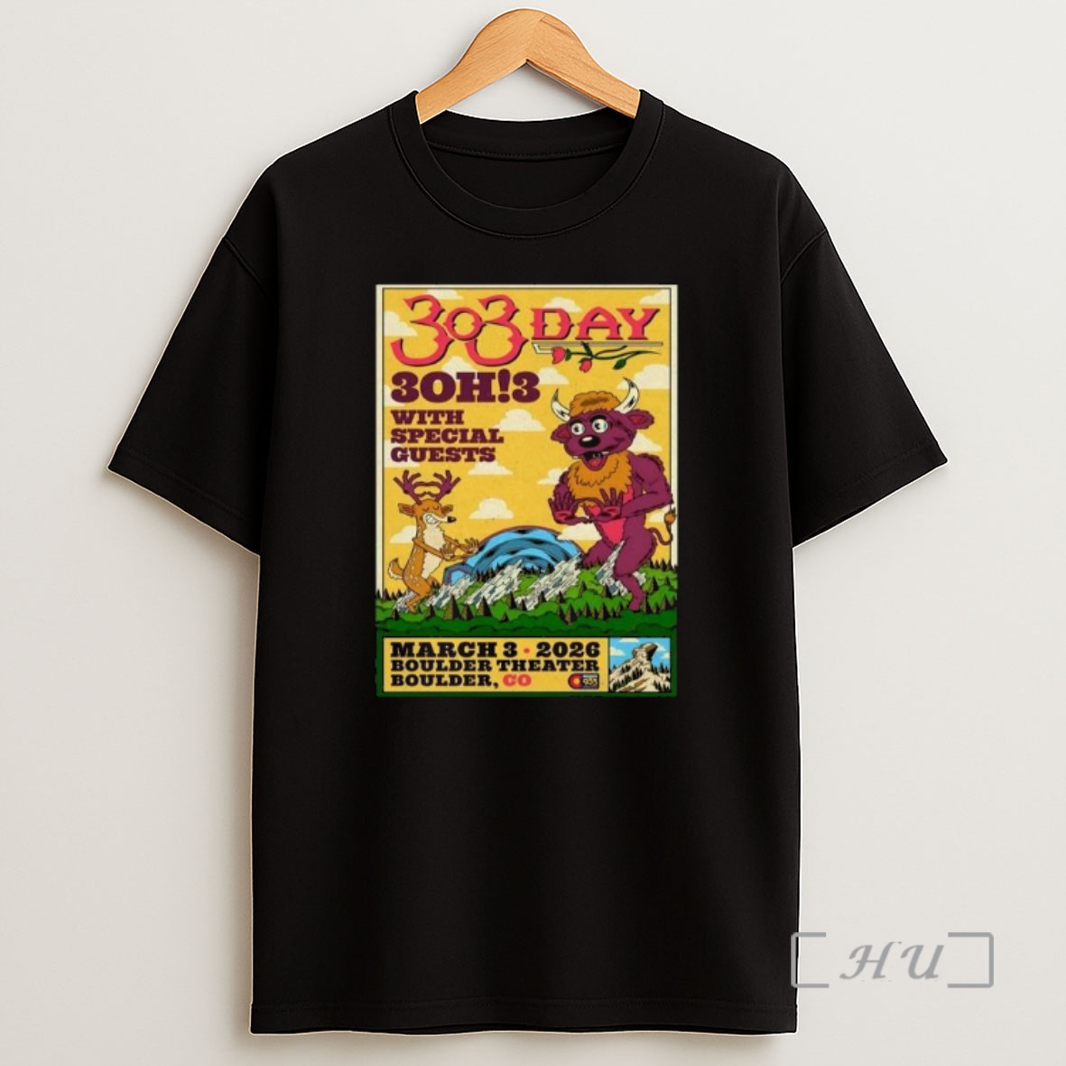 Officials 3oh3 Boulder Co March 3 2026 Concert Shirt Sweatshirt Tee