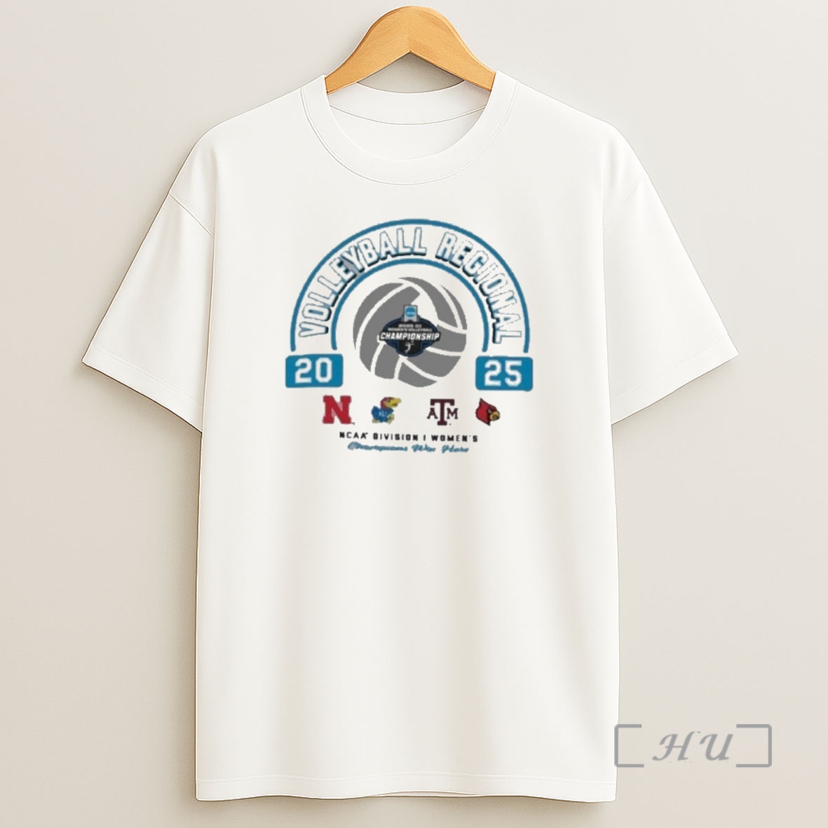 Officials 4 Teams 2025 Ncaa Division I Volleyball Nebraska Regional Shirt Sweatshirt Tee