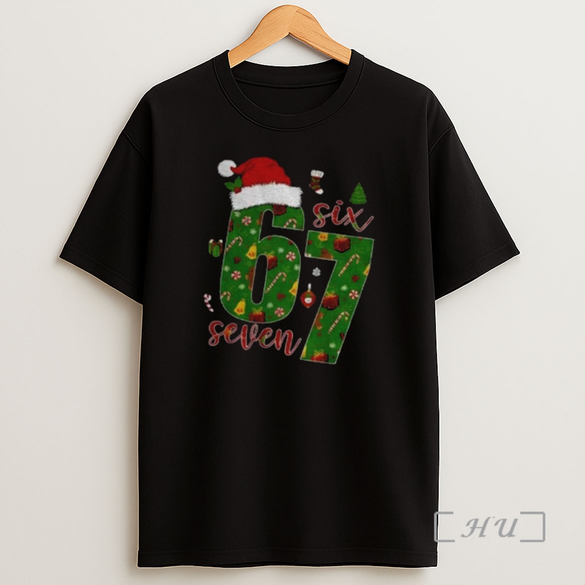 Officials 6 7 Meme Viral Tiktok Trend Santa Hat Christmas Premium Shirt Sweatshirt Tee