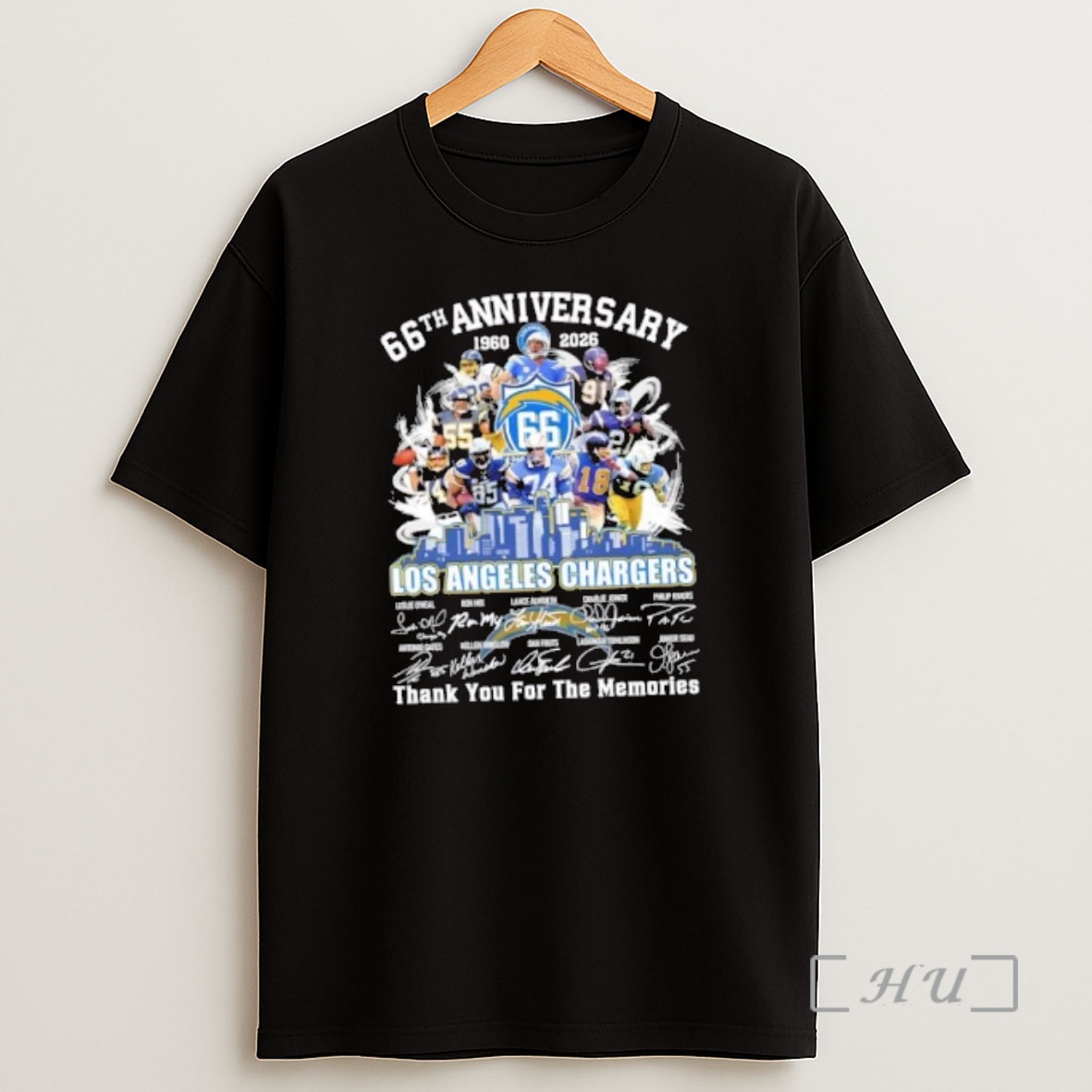 Officials 66th Anniversary 1960 2026 Los Angeles Chargers Leslie Oneal And Legends Thank You For The Memories Skyline Shirt Sweatshirt Tee