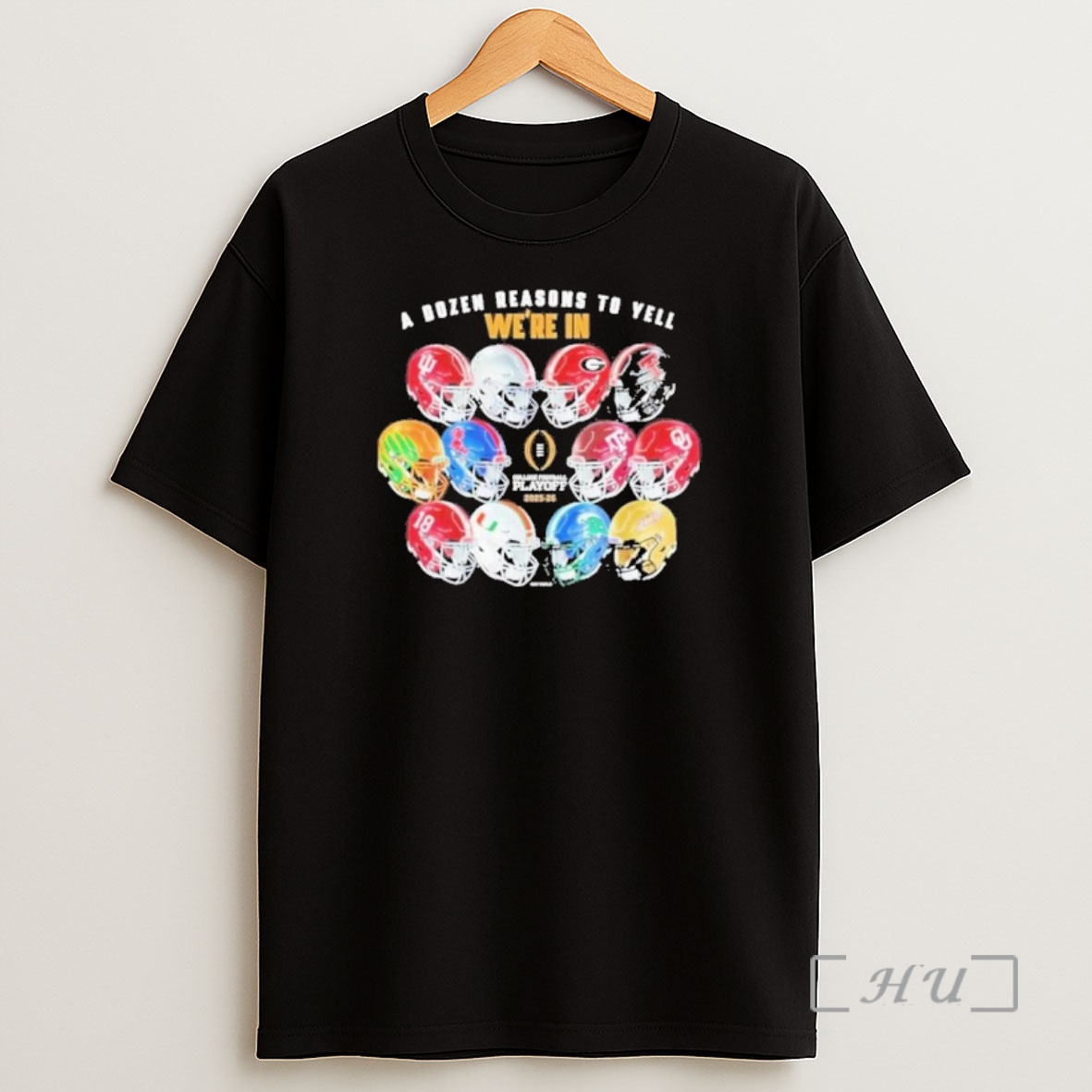 Officials A Dozen Reason To Yell Were In Cfp 12 Team Helmets Shirt Sweatshirt Tee