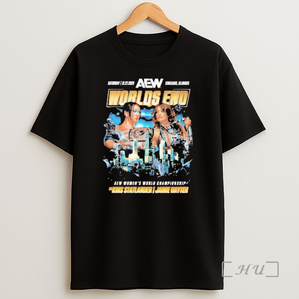 Officials Aew Worlds End 2025 Matchup Kris Statlander Vs Jamie Hayter Shirt Sweatshirt Tee
