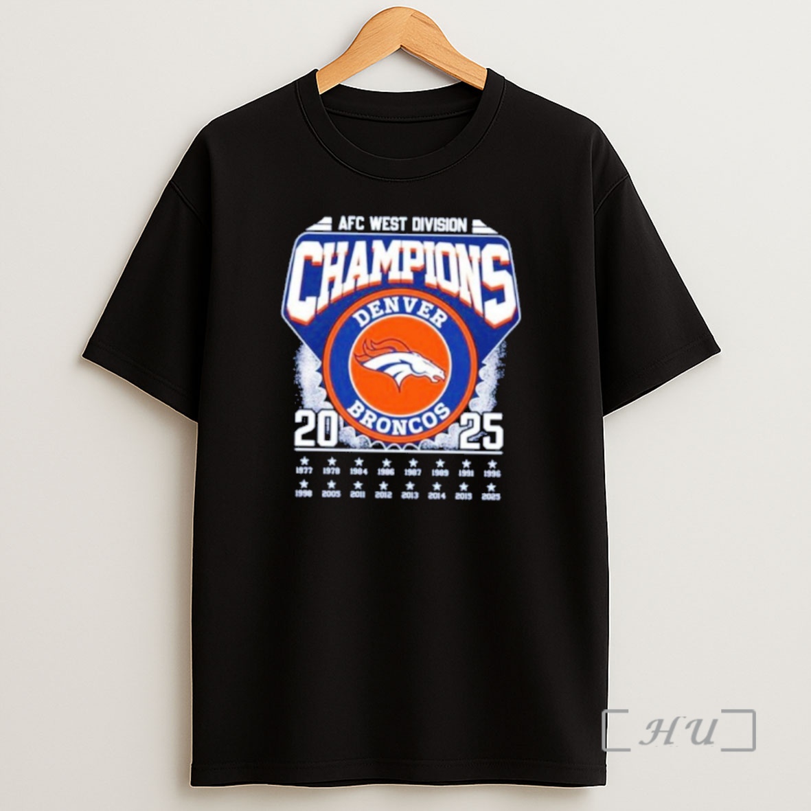 Officials Afc West Division Champions 2025 Denver Broncos Shirt Sweatshirt Tee