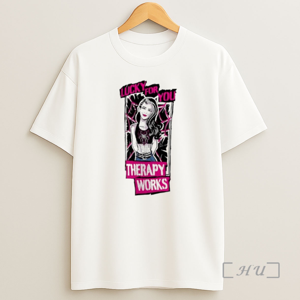 Officials Aj Lee Therapy Works Lucky For You Graphic Premium Shirt Sweatshirt Tee