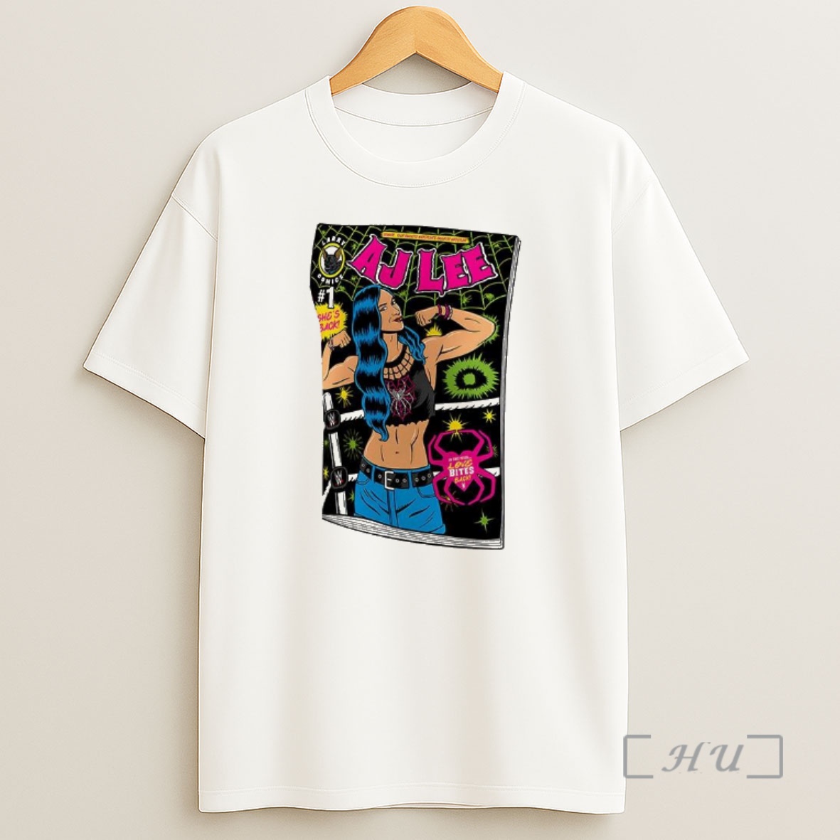 Officials Aj Lee Wwe In This Issue Love Bites Back Comic Premium Shirt Sweatshirt Tee