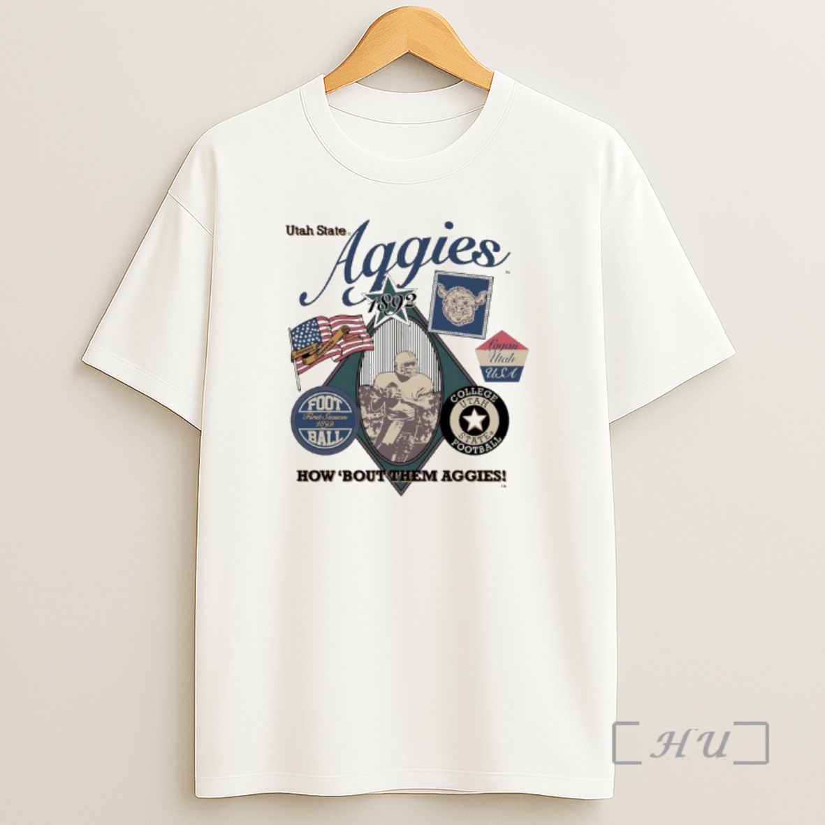 Officials Aggies 1892 Utah State How Bout Them Aggies Logan Utah Usa Premium Shirt Sweatshirt Tee