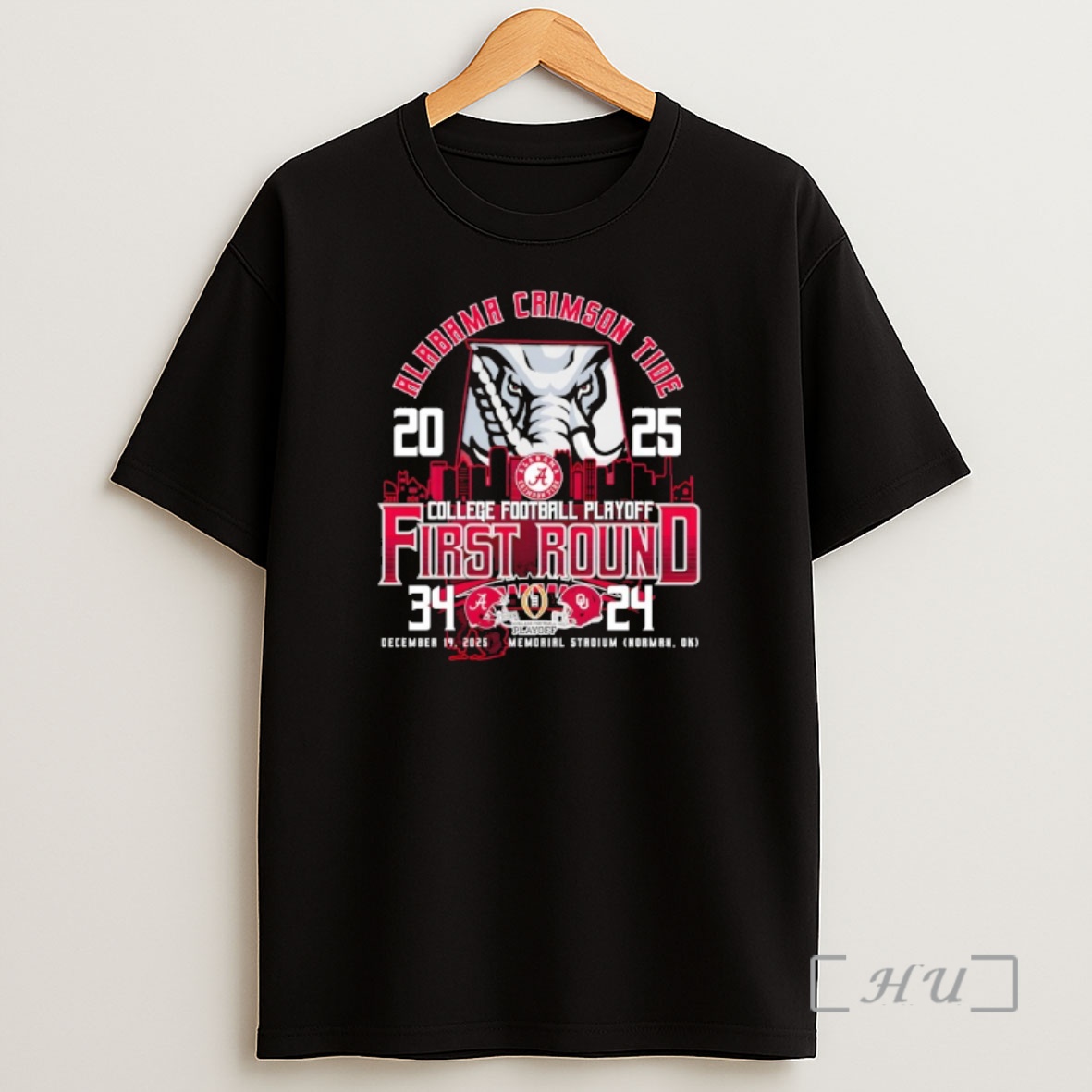 Officials Alabama Crimson Tide 2024 College Football Playoff First Round Shirt Sweatshirt Tee