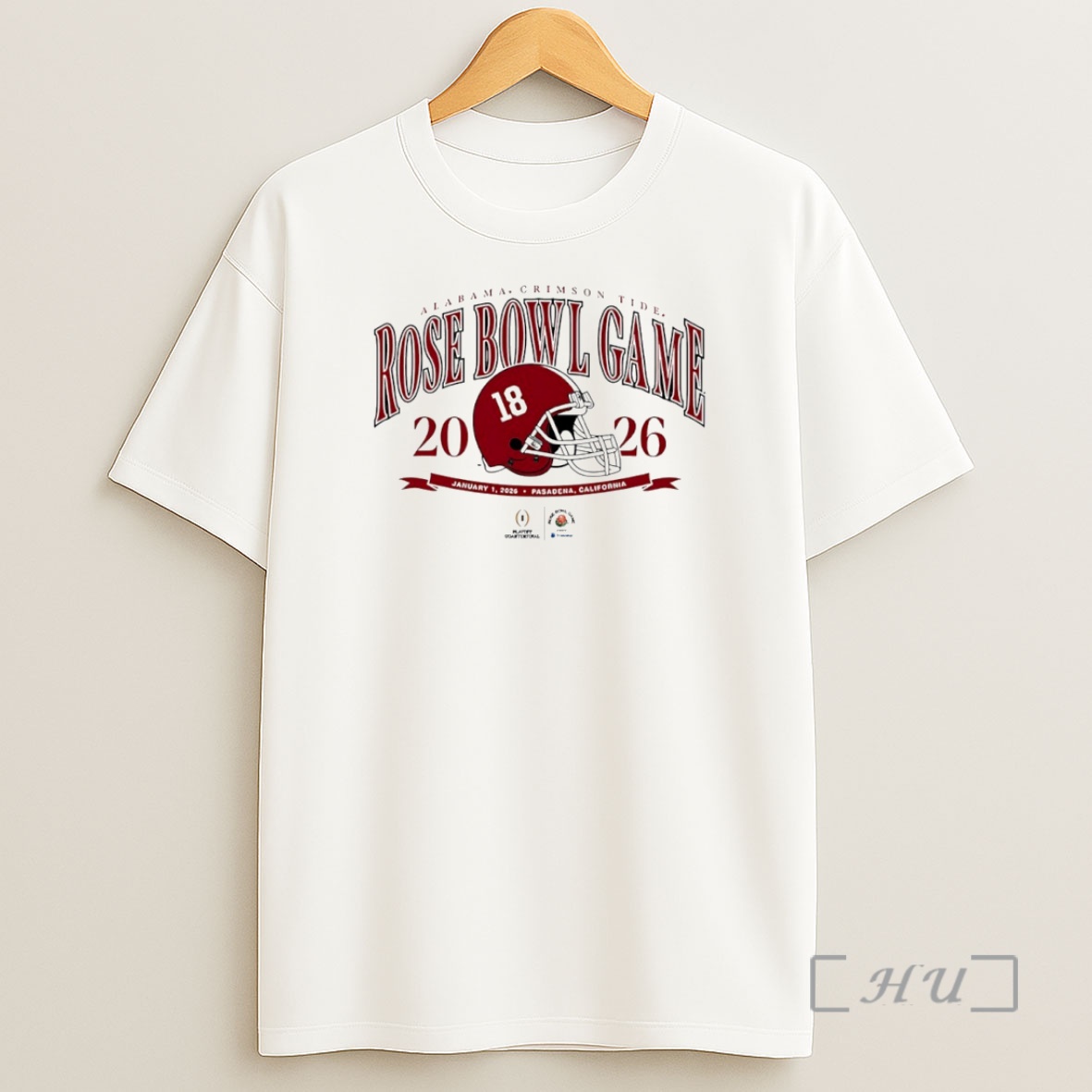 Officials Alabama Crimson Tide 2026 Cfp Rose Bowl Helmet Circle Shirt Sweatshirt Tee