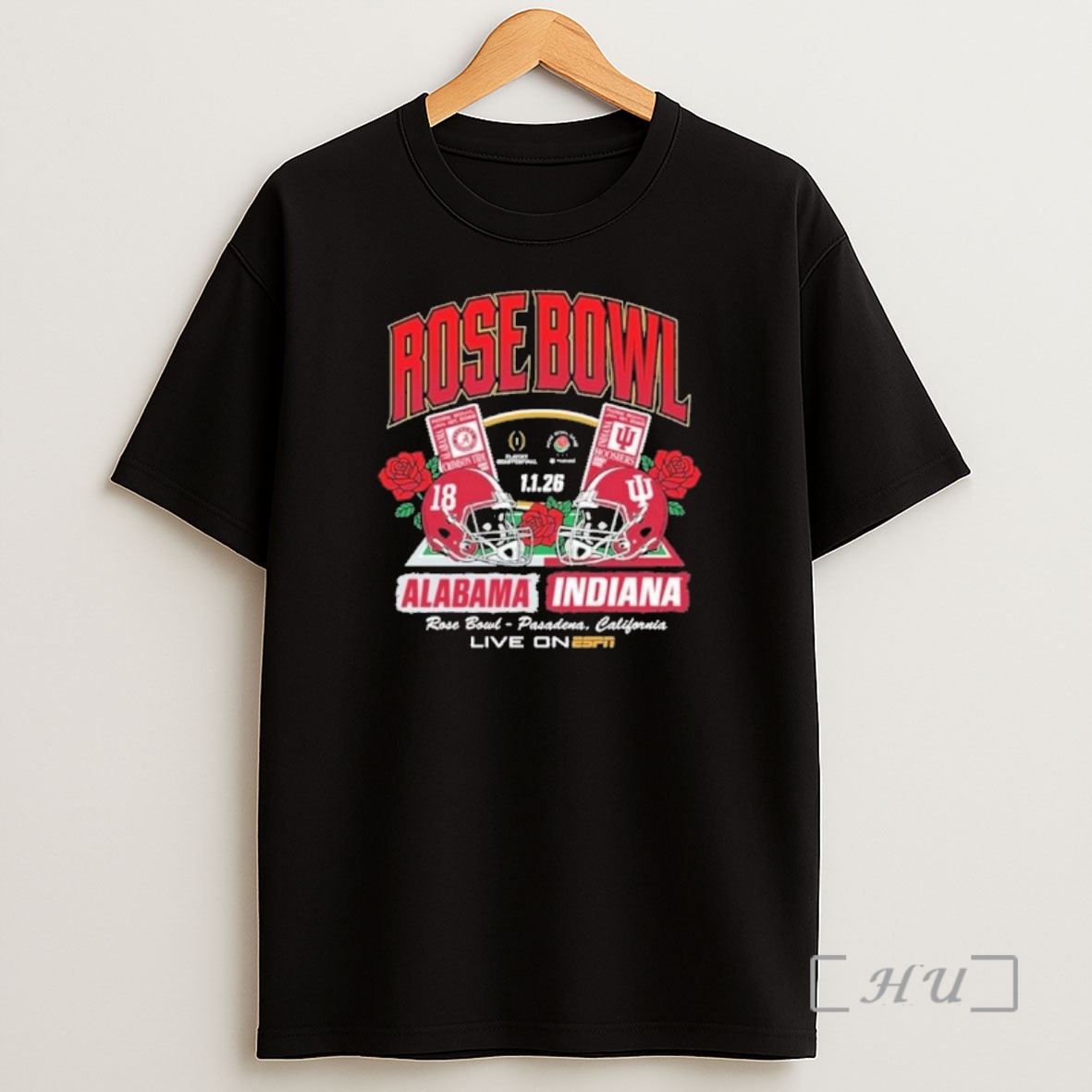Officials Alabama Crimson Tide 2026 Rose Bowl Game Vs Shirt Sweatshirt Tee