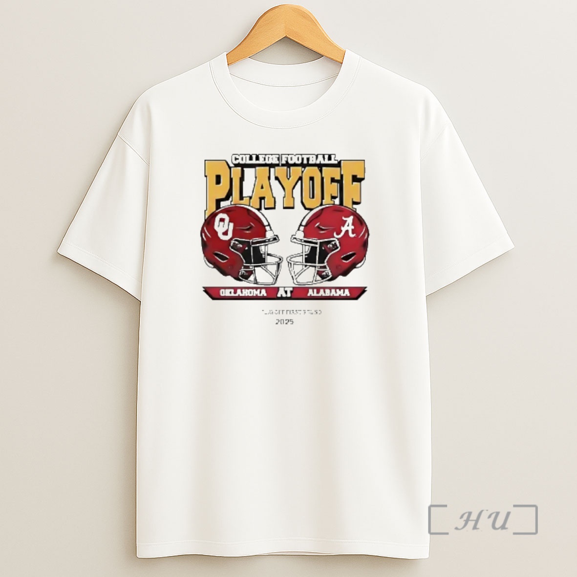 Officials Alabama Crimson Tide Vs Oklahoma Sooners 2025 Cfp First Round Helmets Shirt Sweatshirt Tee