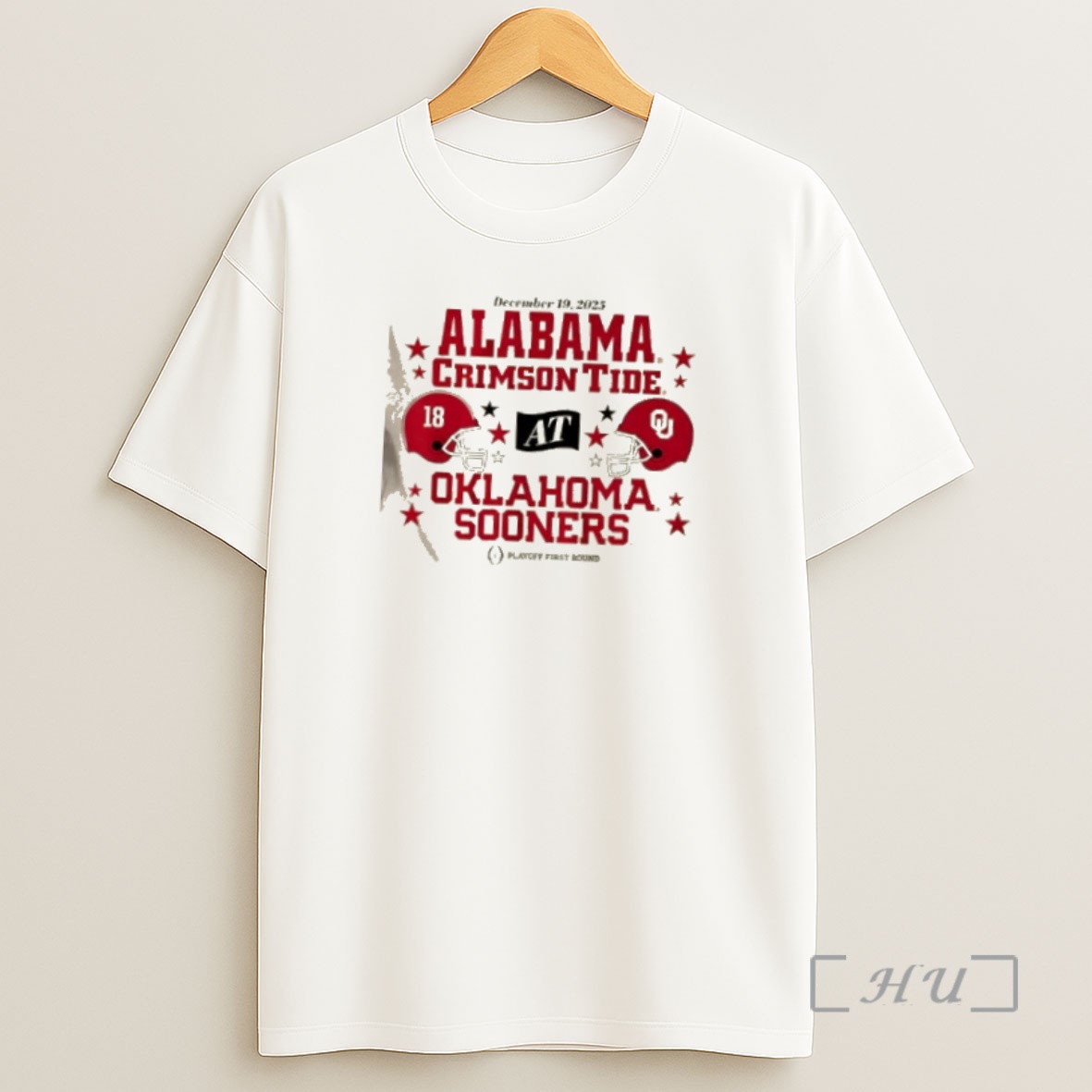Officials Alabama Crimson Tide At Oklahoma Sooners 25 Cfb Playoff 1st Round Matchup Shirt Sweatshirt Tee