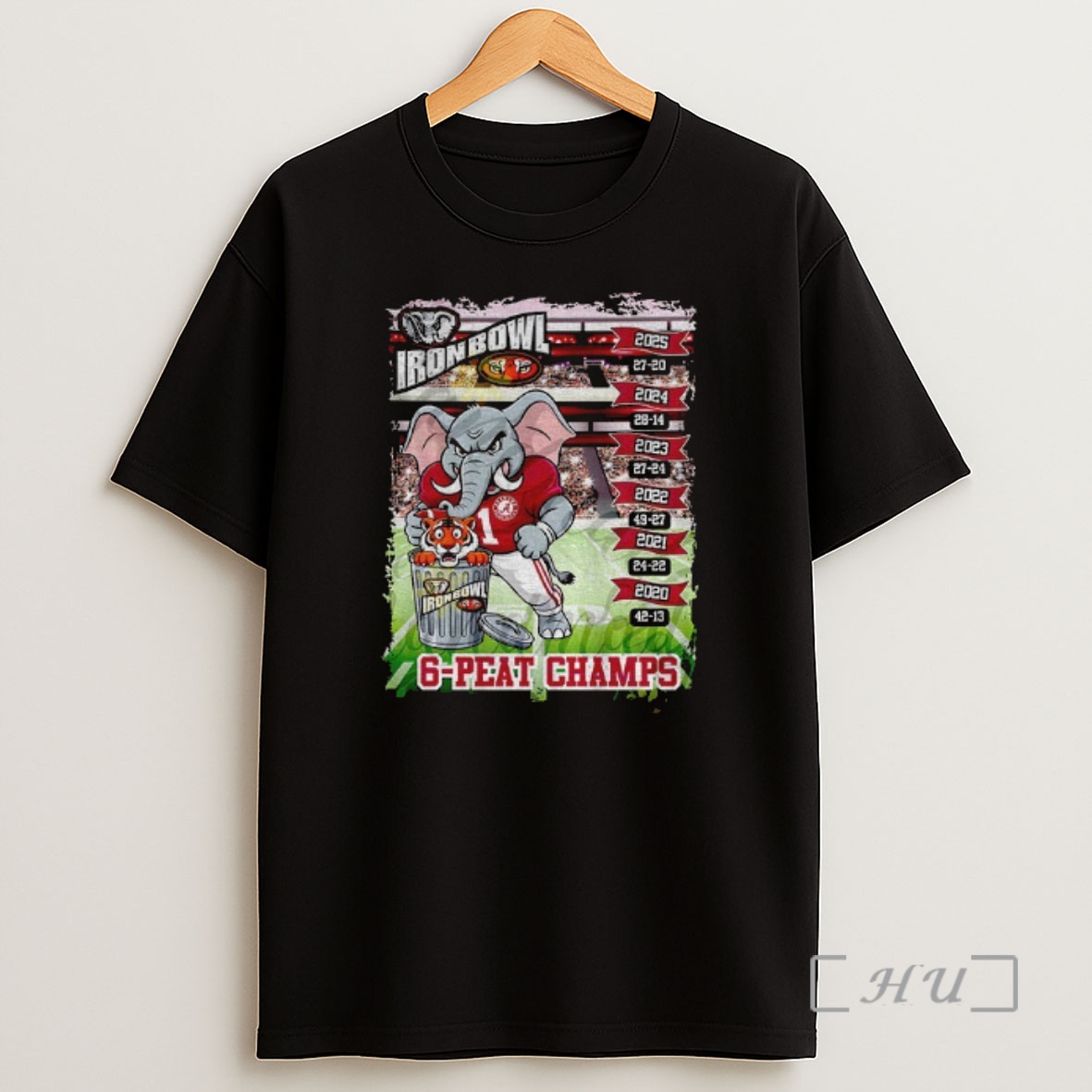 Officials Alabama Crimson Tide Beat Auburn Tigers Iron Bowl 6 Peat Champs 2025 Premium Shirt Sweatshirt Tee