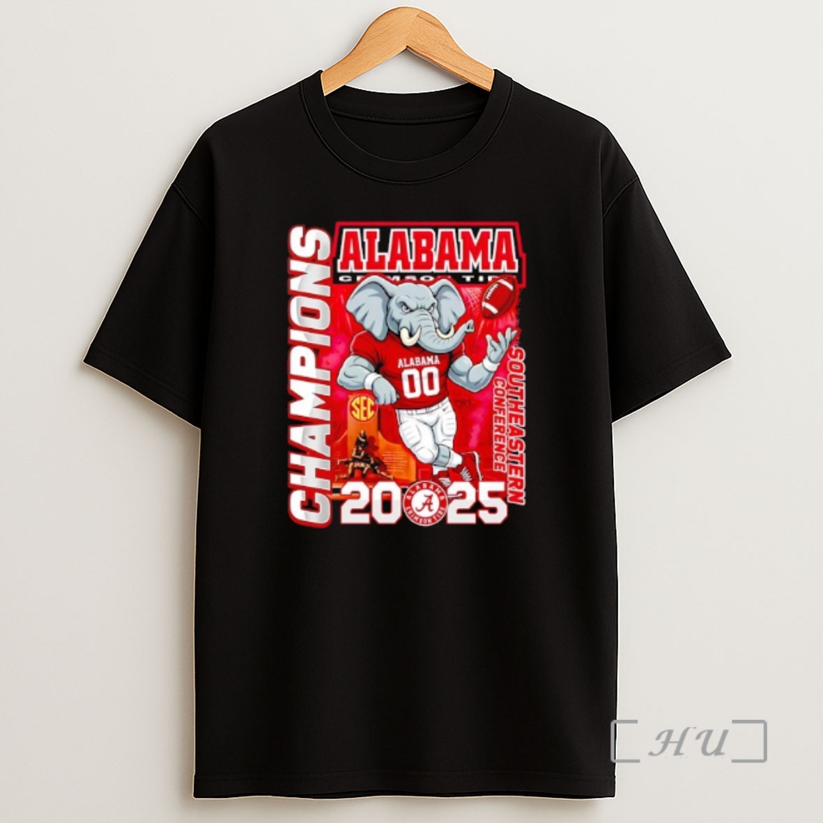 Officials Alabama Crimson Tide Mascot Southeastern Conference Champions 2025 Shirt Sweatshirt Tee