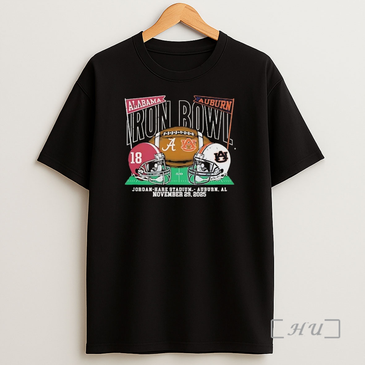 Officials Alabama Crimson Tide Vs Auburn Tigers 2025 Iron Bowl Matchup Helmet Chriast Premium Shirt Sweatshirt Tee