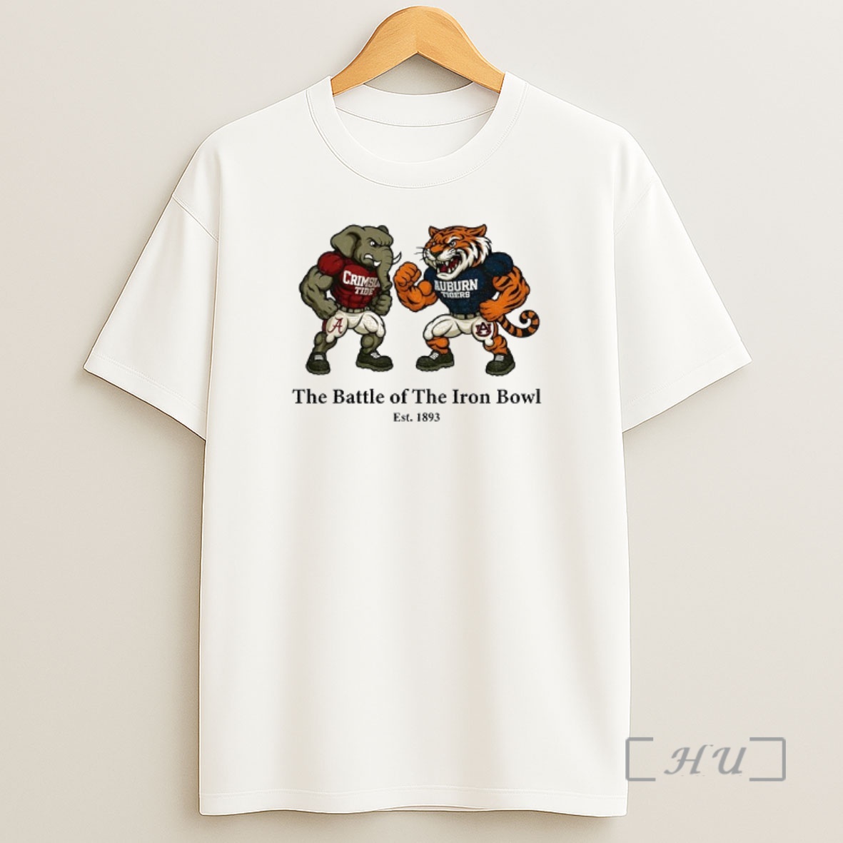 Officials Alabama Crimson Tide Vs Auburn Tigers Mascot Game Day The Battle Of The Iron Bowl Est 1893 Premium Shirt Sweatshirt Tee
