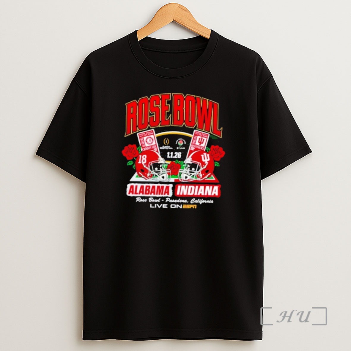 Officials Alabama Crimson Tide Vs Indiana Hoorsers 2026 Rose Bowl Tickets Shirt Sweatshirt Tee