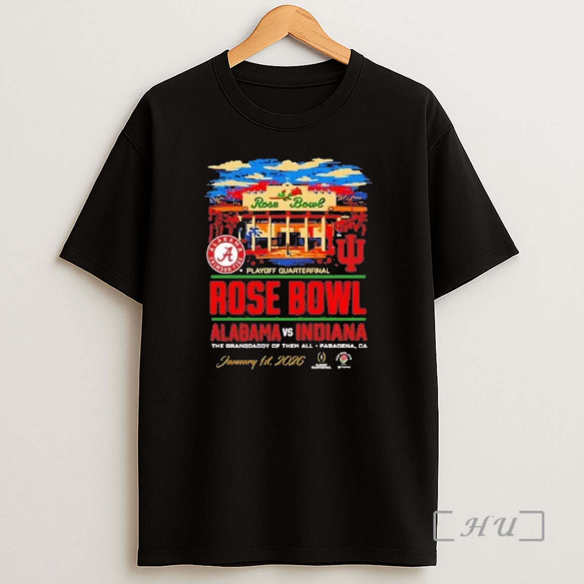 Officials Alabama Crimson Tide Vs Indiana Hoosiers 2026 Rose Bowl Stadium Shirt Sweatshirt Tee