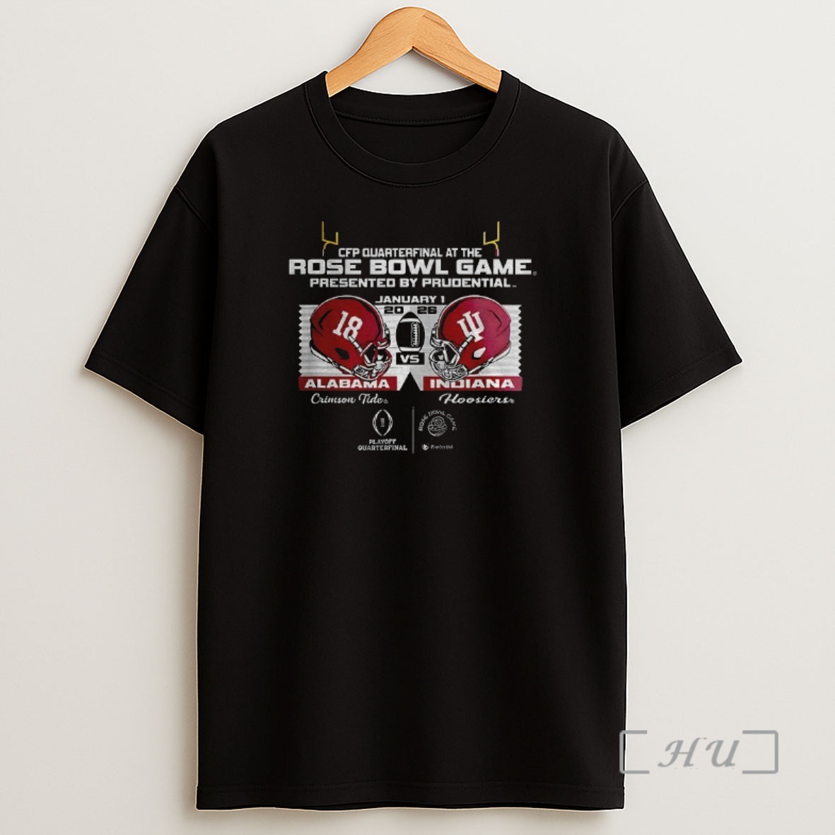 Officials Alabama Crimson Tide Vs Indiana Hoosiers Rose Bowl 2026 Cfp Quarterfinal Shirt Sweatshirt Tee