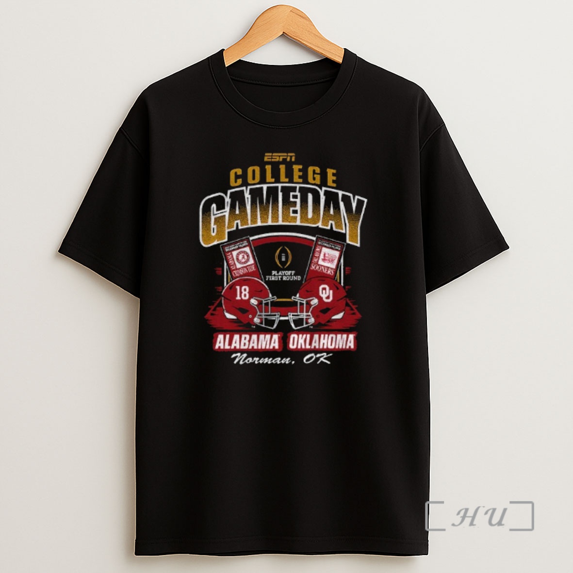 Officials Alabama Crimson Tide Vs Oklahoma Sooners College Gameday Playoff First Round Shirt Sweatshirt Tee