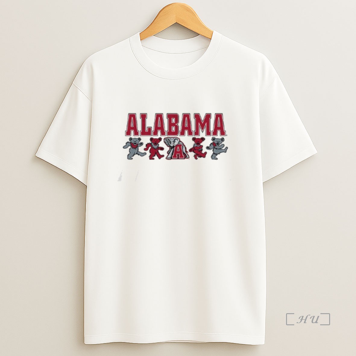 Officials Alabama Crimson Tide X Grateful Dead Logo Double Sided Graphic Shirt Sweatshirt Tee