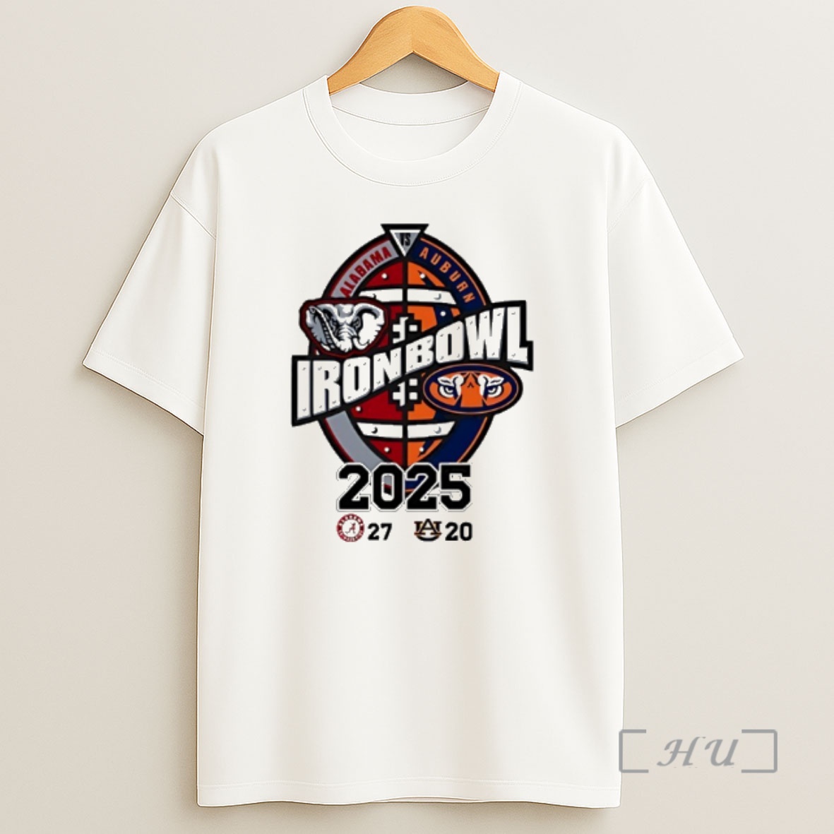 Officials Alabama Vs Auburn 2025 Iron Bowl 27 20 Score Premium Shirt Sweatshirt Tee