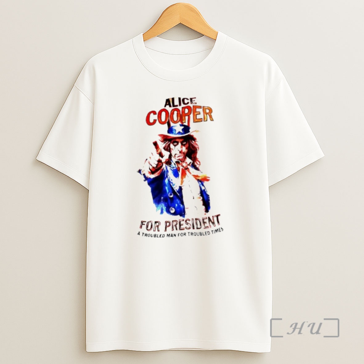 Officials Alice Cooper For President Whistle Stop Tour 2024 A Troubled Man For Troubles Times Shirt Sweatshirt Tee
