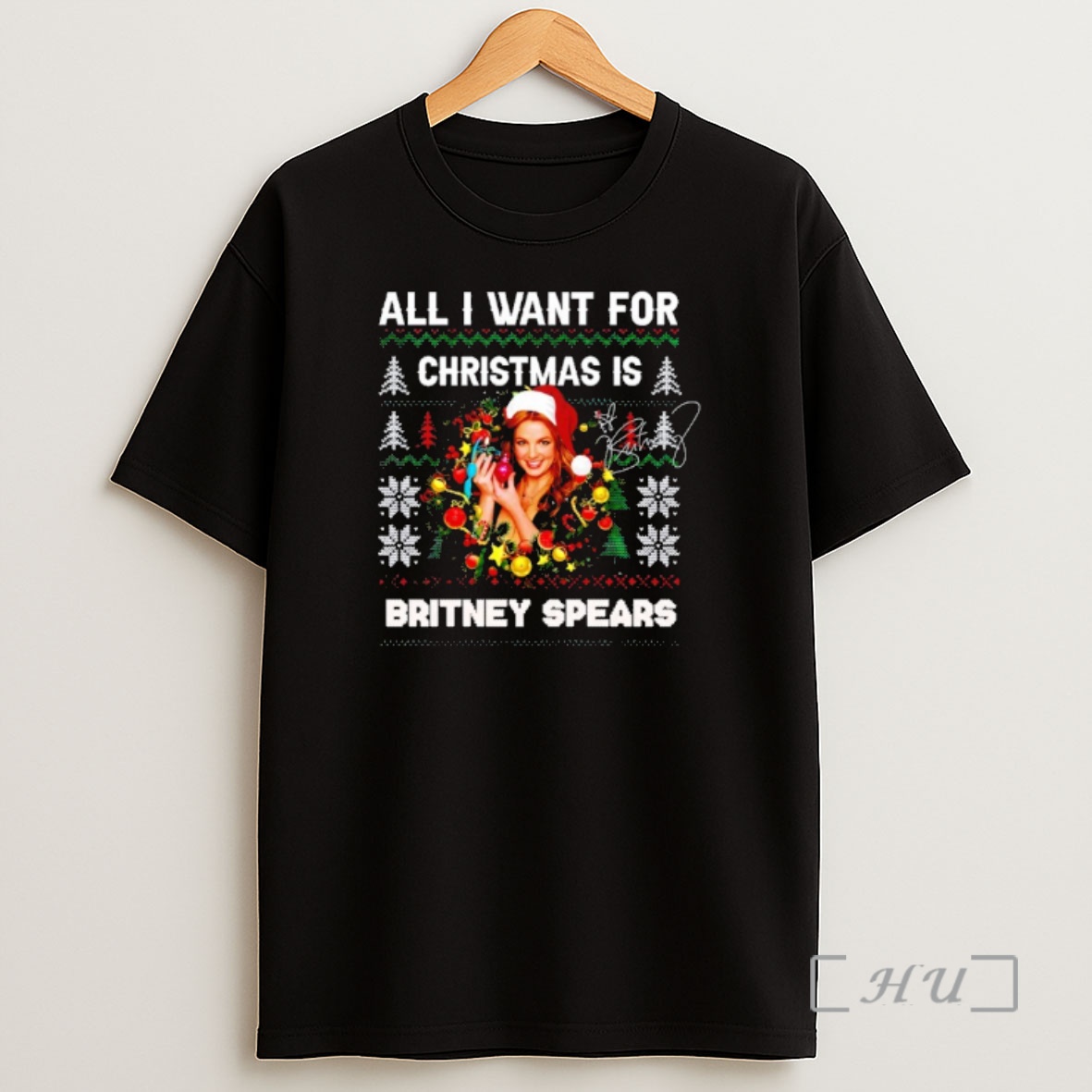 Officials All I Want For Christmas Is Britney Spears Signatures Shirt Sweatshirt Tee