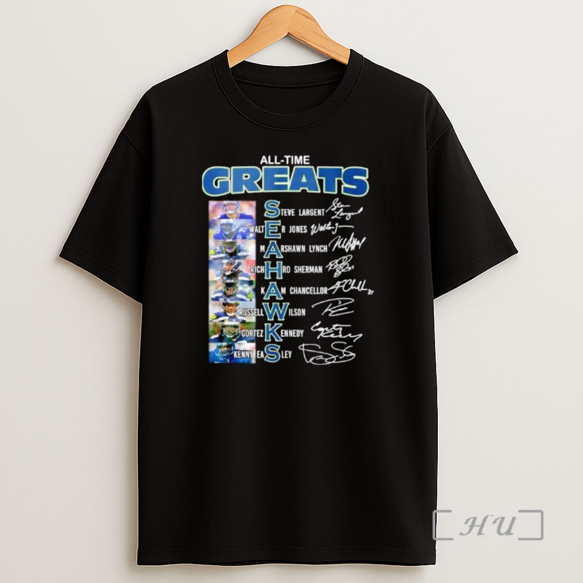 Officials All Time Greats Of The Seattle Seahawks Nfl Team Signatures Shirt Sweatshirt Tee