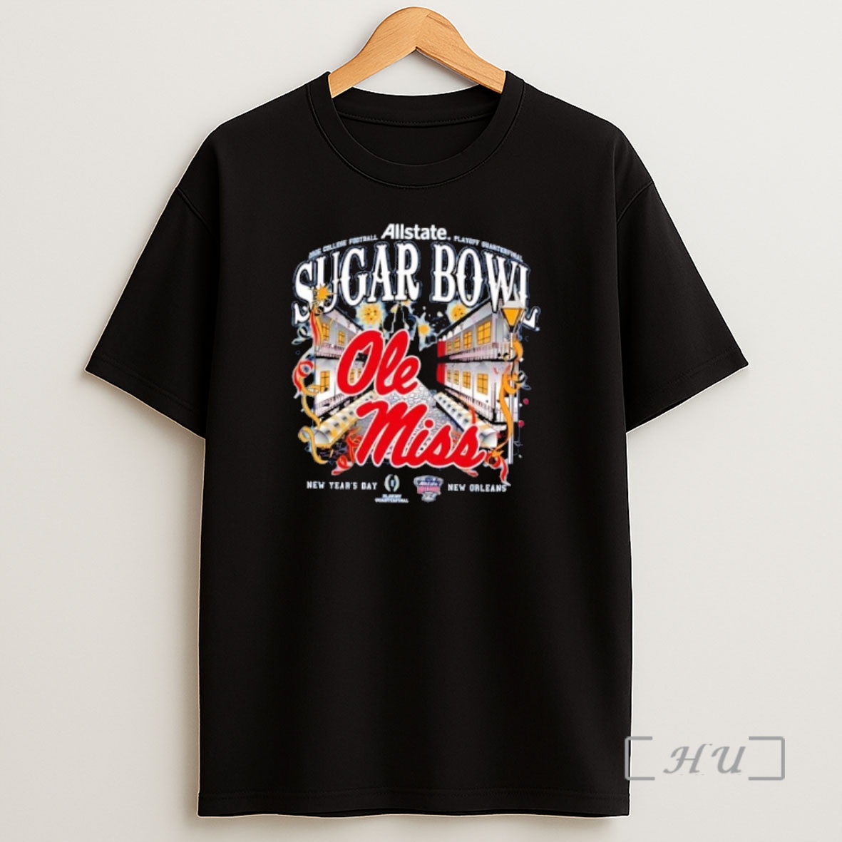 Officials Allstate Sugar Bowl 2026 Ole Miss Rebels College Football Playoff Quarterfinal Shirt Sweatshirt Tee