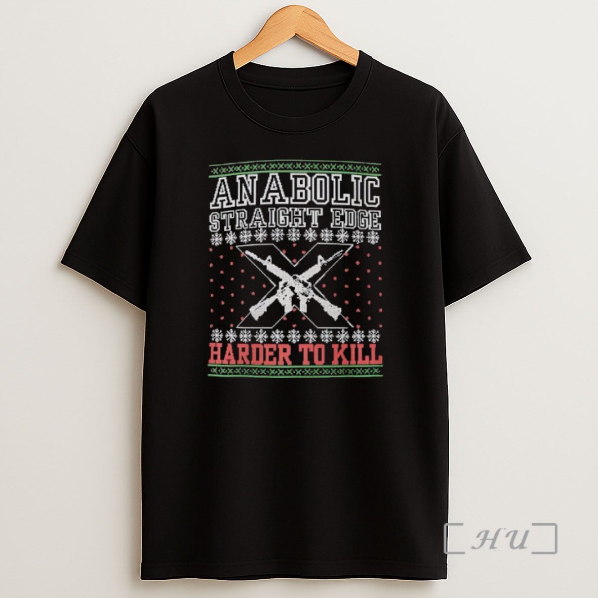 Officials Anabolic Straight Edge Harder To Kill Ugly Christmas Premium Shirt Sweatshirt Tee
